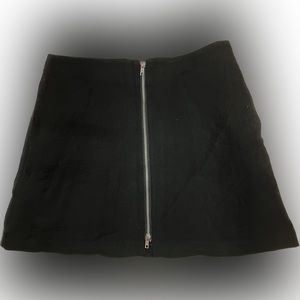 NWT ASOS (Monkl) black double zip skirt brand new